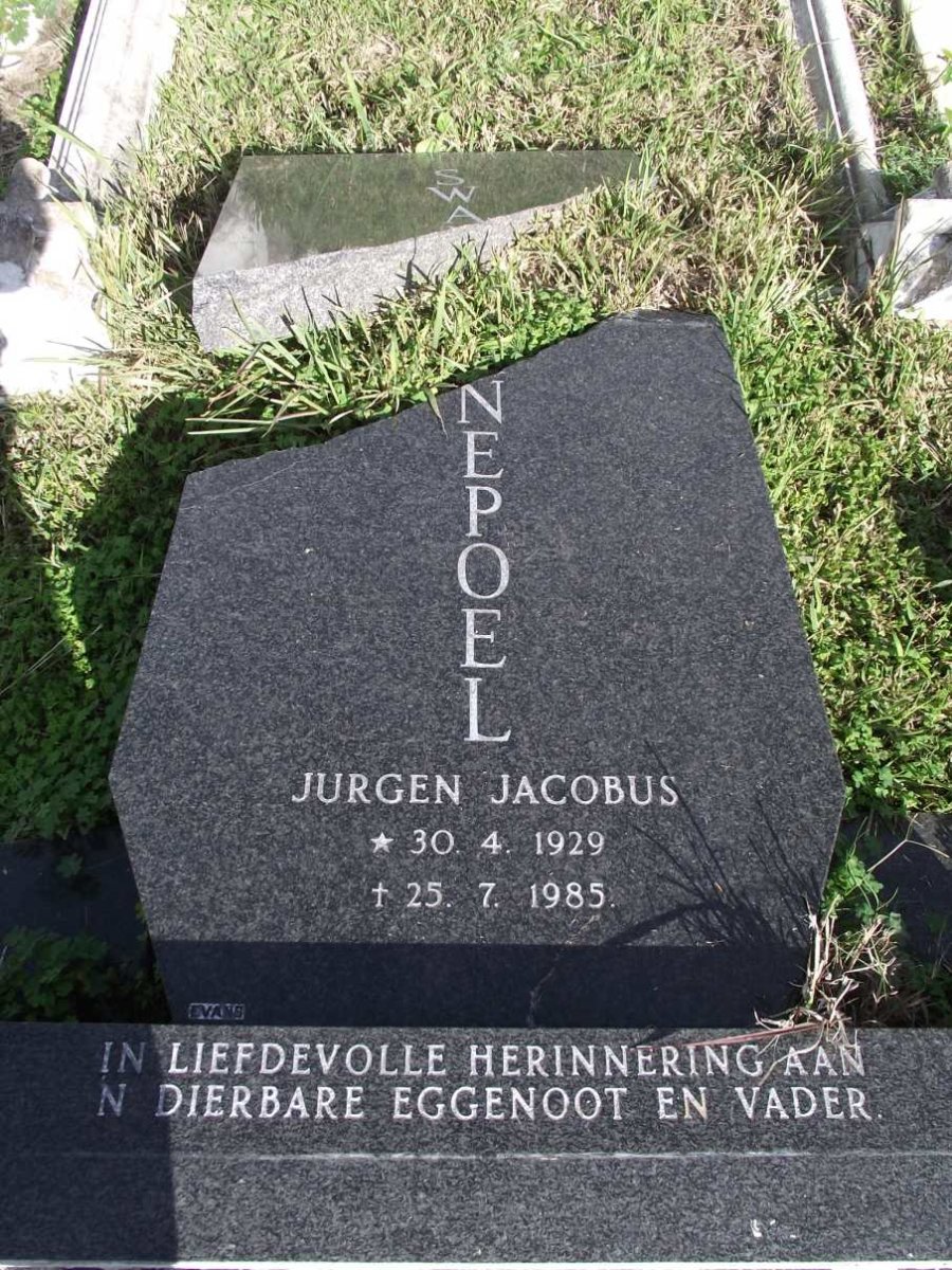 SWANEPOEL Jurgen Jacobus 1929-1985