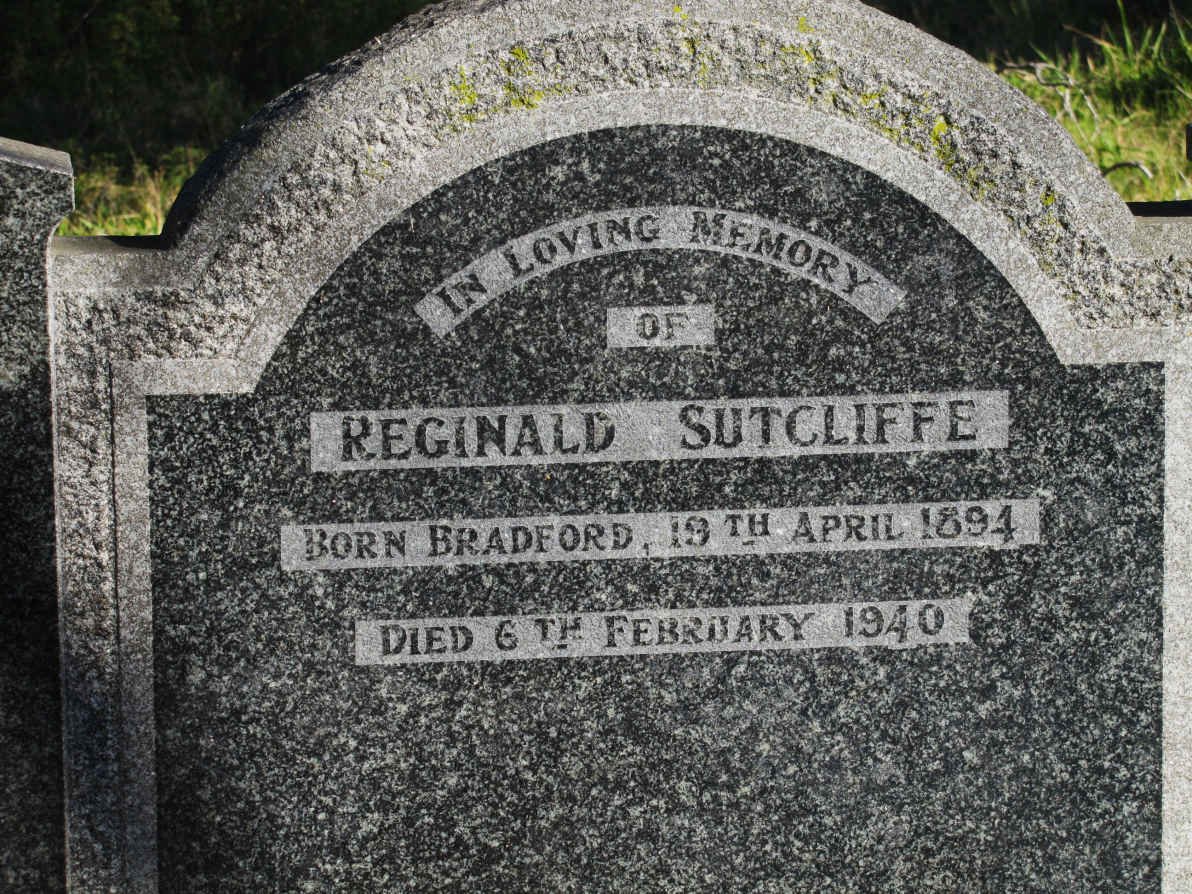 SUTCLIFFE Reginald 1894-1940