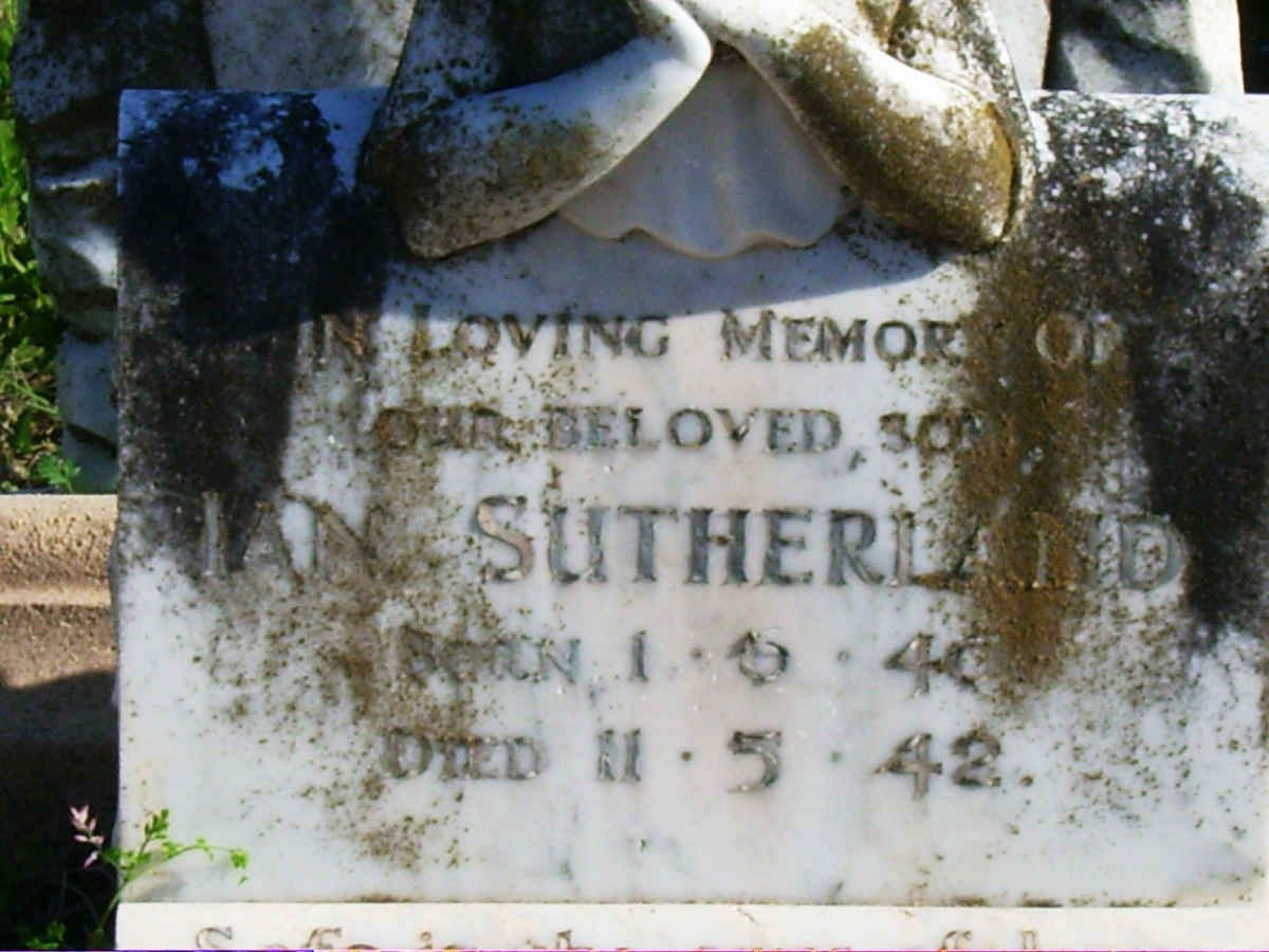 SUTHERLAND  an 1940-1942