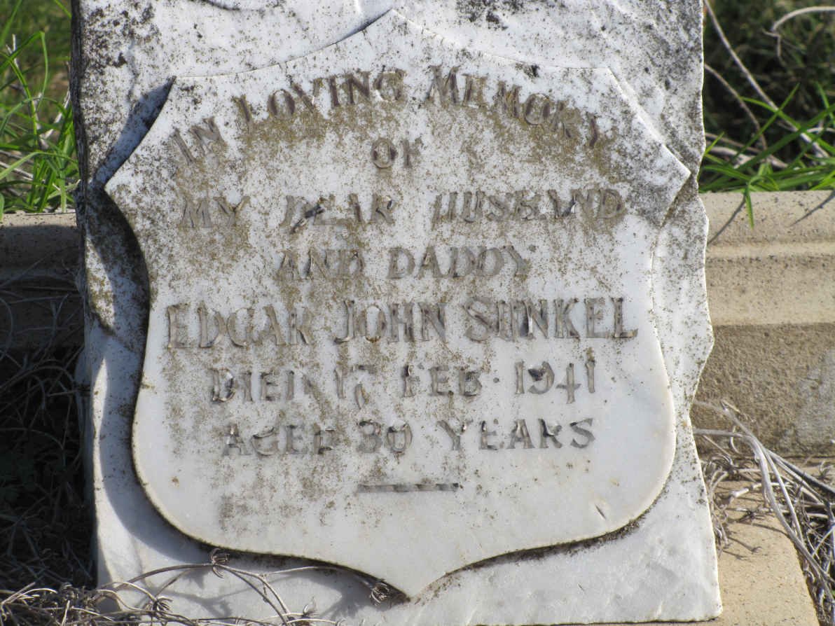 SUNKEL Edgar John -1941