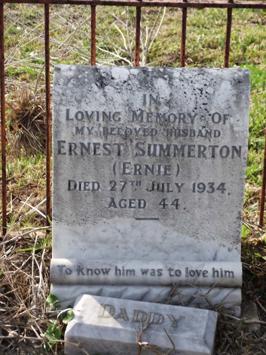 SUMMERTON Ernest ??