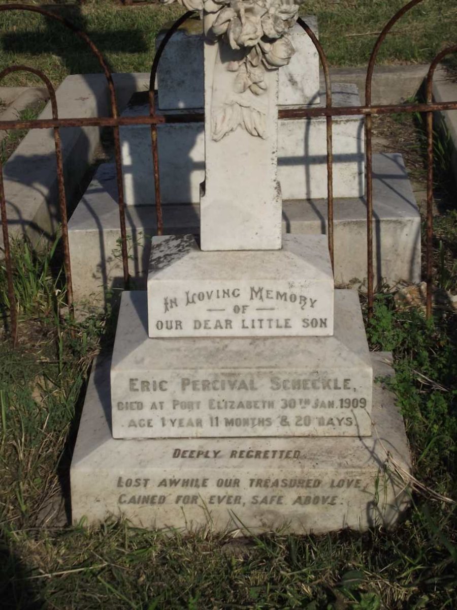 SCHECKLE Eric Percival -1909