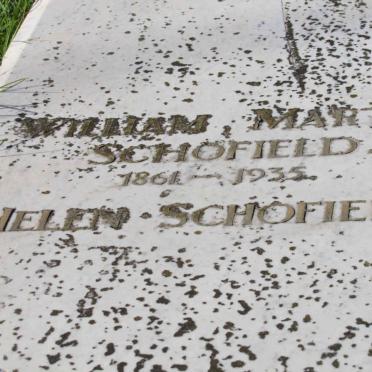 SCHOEFIELD William Martin 1861-1935 &amp; Helen