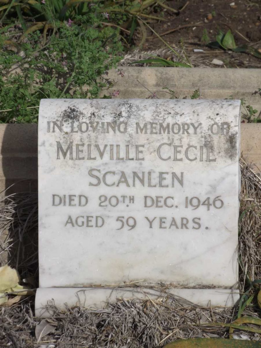 SCANLEN Melville Cecil -1946