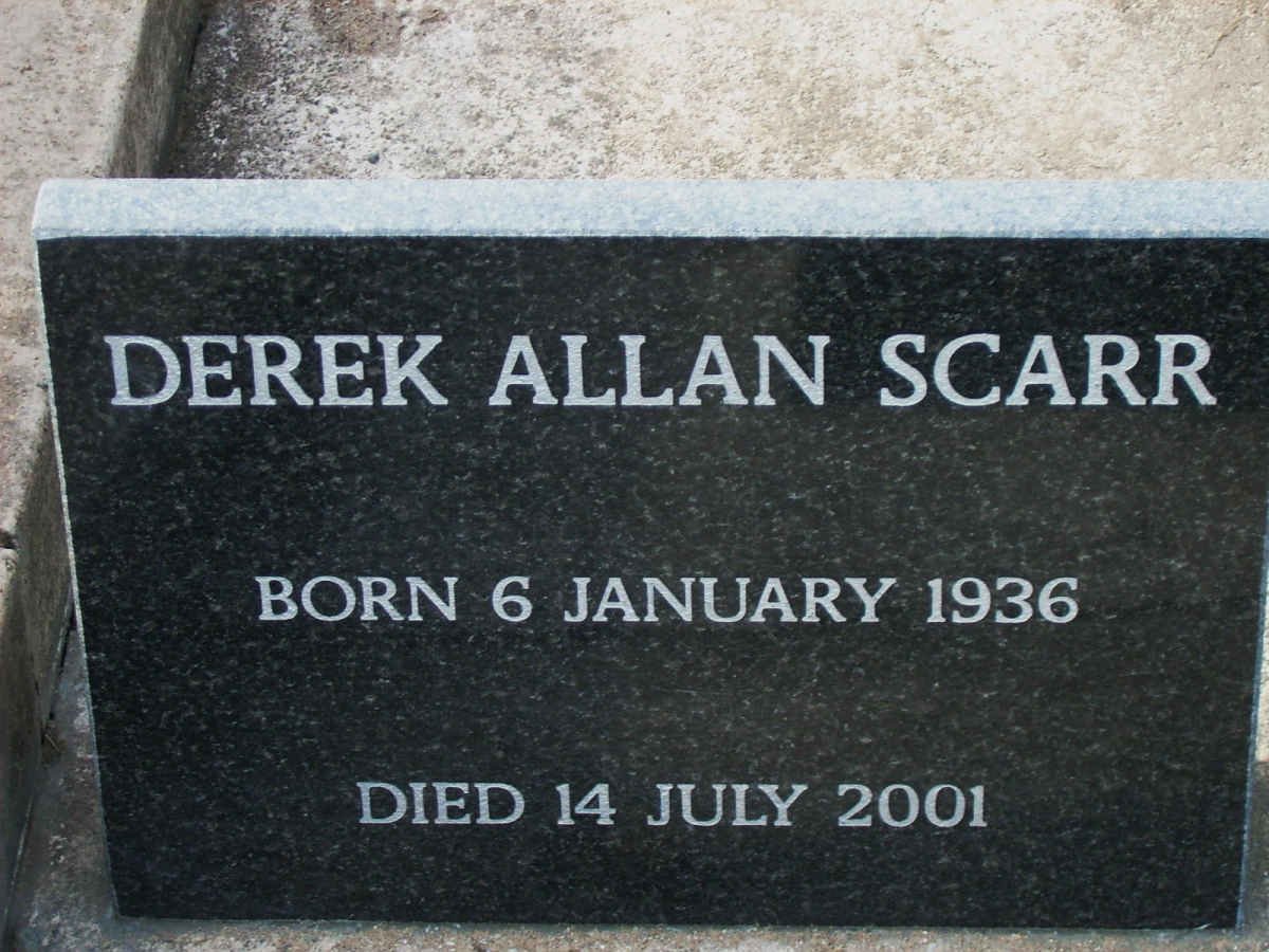SCARR Derek Allan 1936-2001