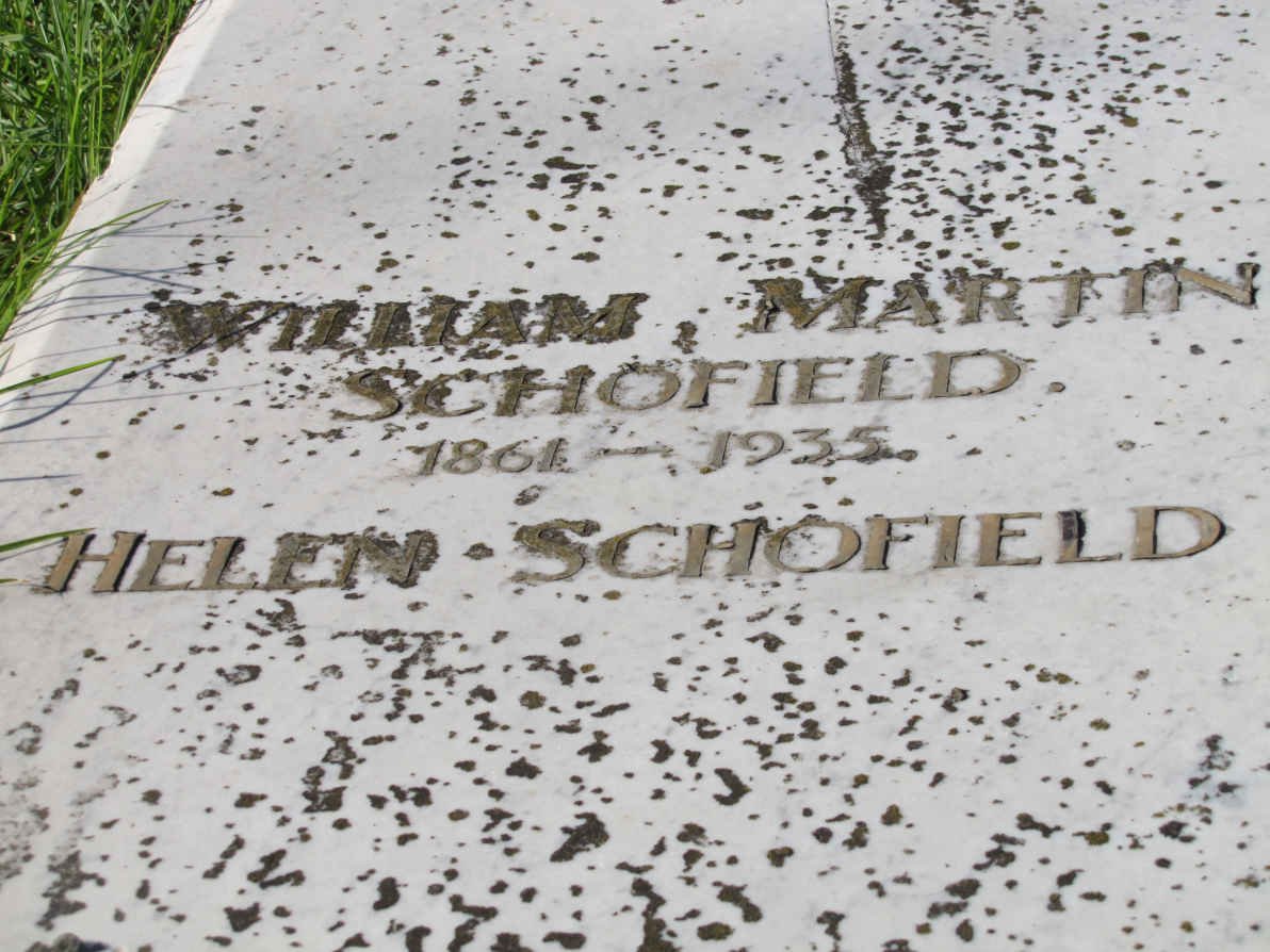 SCHOEFIELD William Martin 1861-1935 &amp; Helen