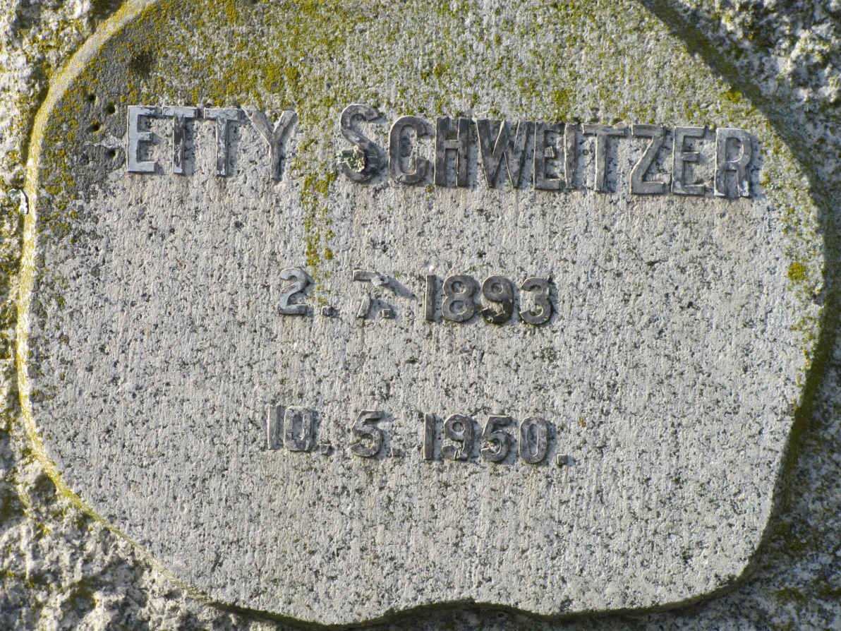 SCHWEITZER Betty 1893-1950