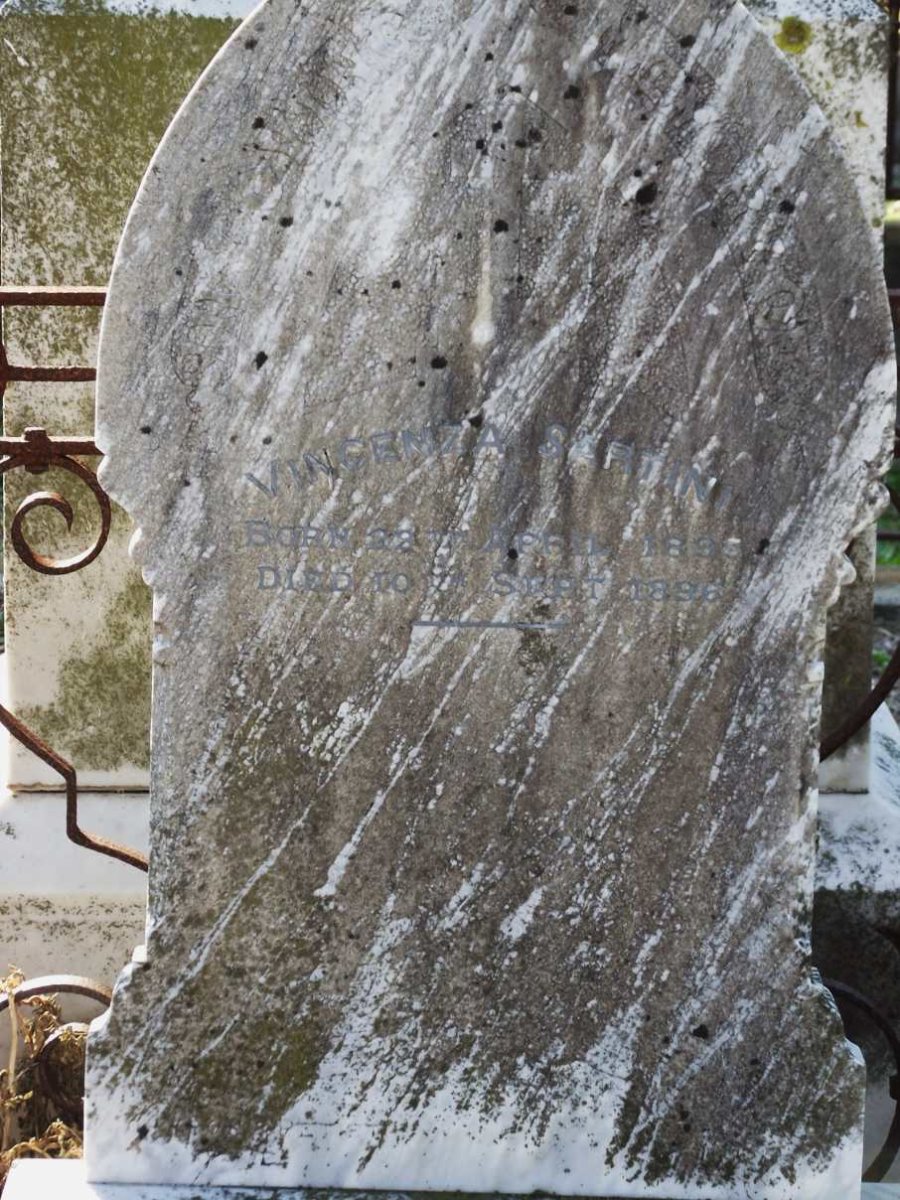 SARTINI Vincenza 1895-1896