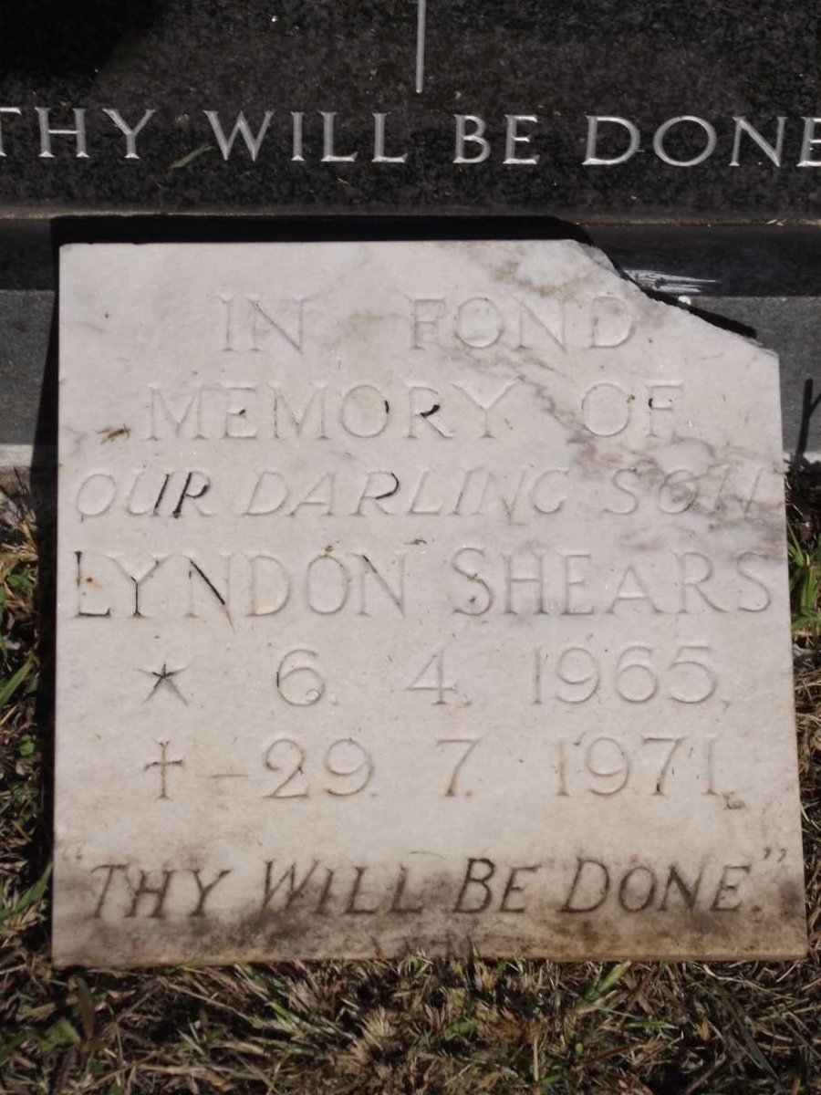 SHEARS Lyndon 1965-1971