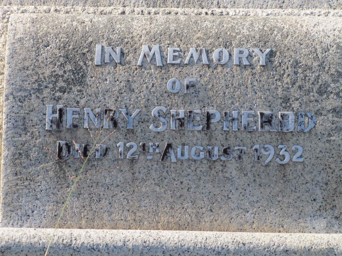 SHEPHERDD Henry -1932