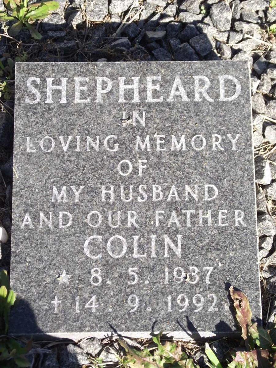 SHEPHEARD Colin 1937-1992