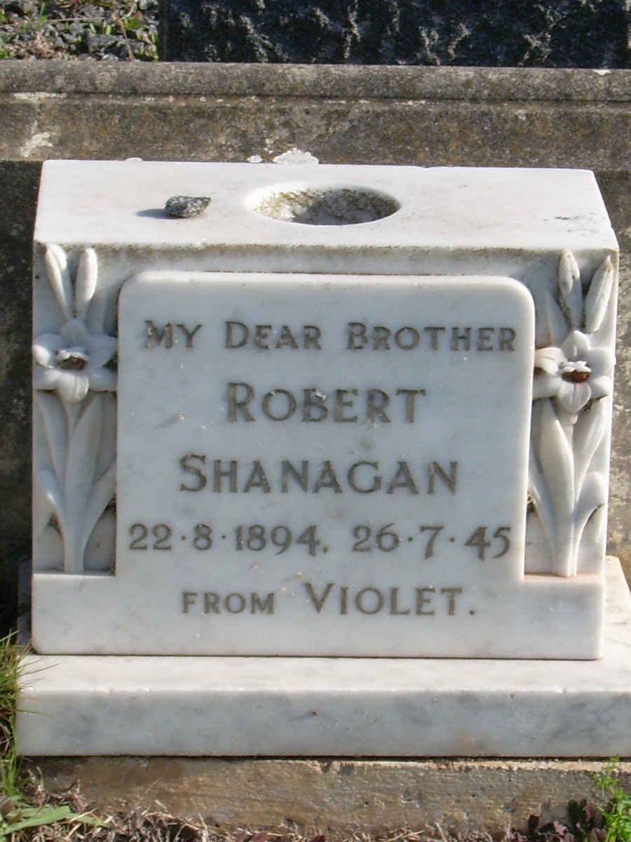 SHANAGAN Robert 1894-1945