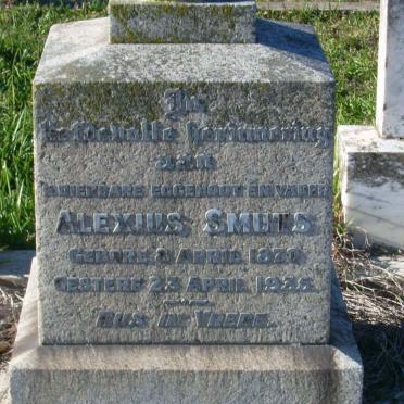 SMUTS Alexius 1870-1935