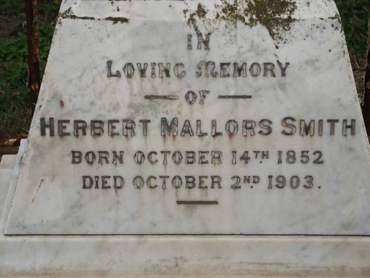 SMITH Herbert Mallors 1852-1903