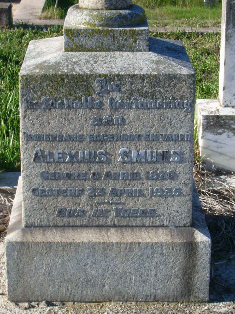 SMUTS Alexius 1870-1935