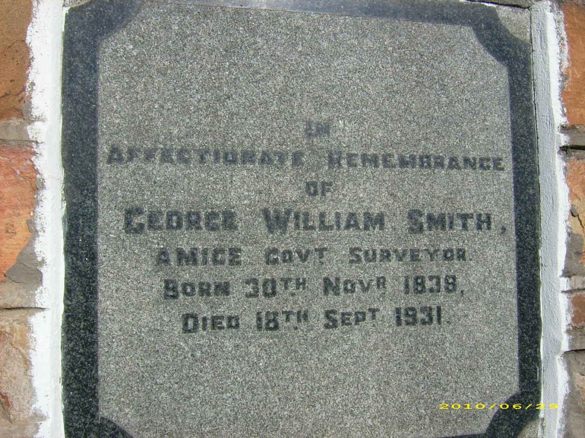 SMITH George William 1838-1931