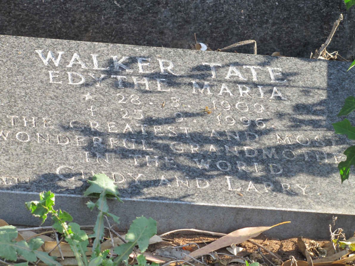 TATE Edythe Maria, Walker 1909-1996