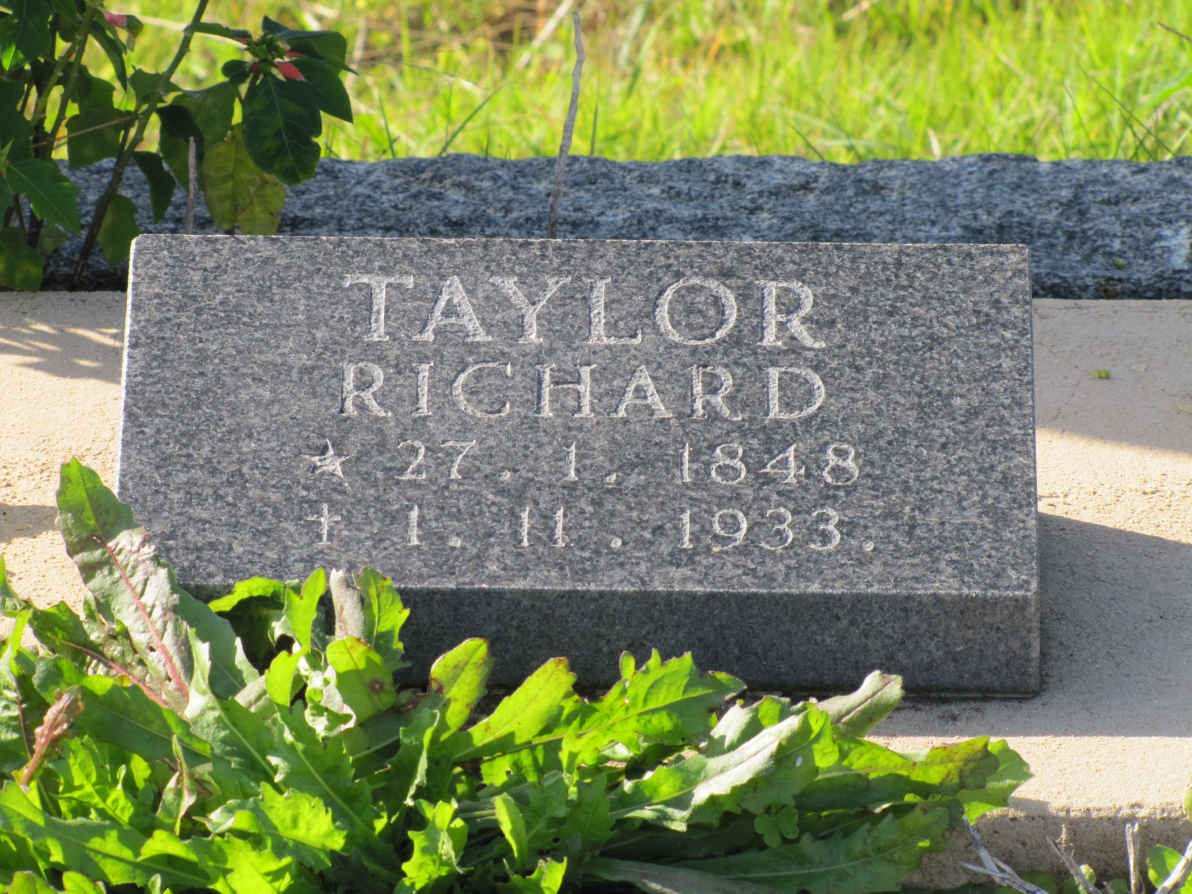 TAYLOR Richard 1848-1933