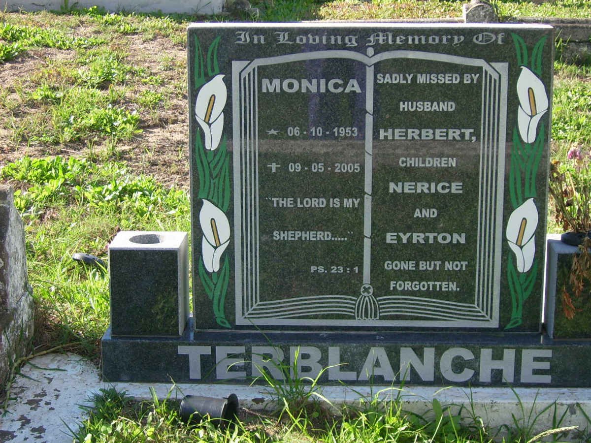 TERBLANCHE Monica 1953-2005
