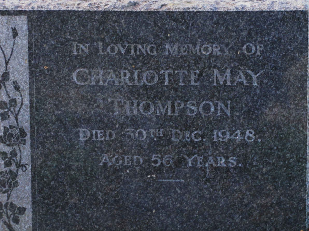 THOMPSON Charlotte May -1948