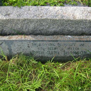THOMSON Edith Jane 1893-1975