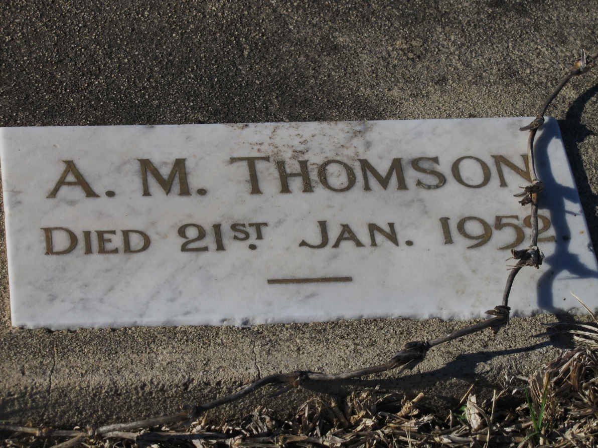 THOMSON A.M.  -1952