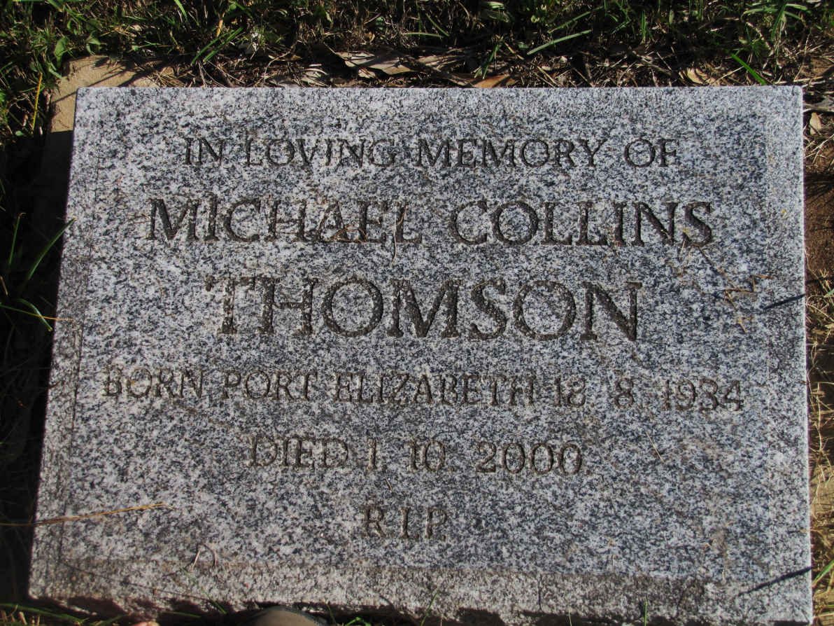 THOMSON Michael Collins 1934-2000