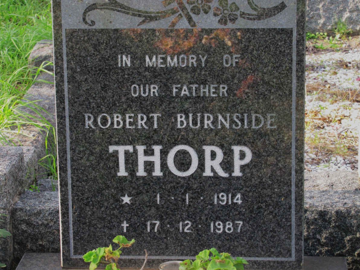 THORP Robert Burnside 1914-1987