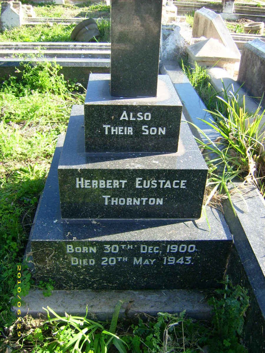 THORNTON Herbert Eustace 1900-1943