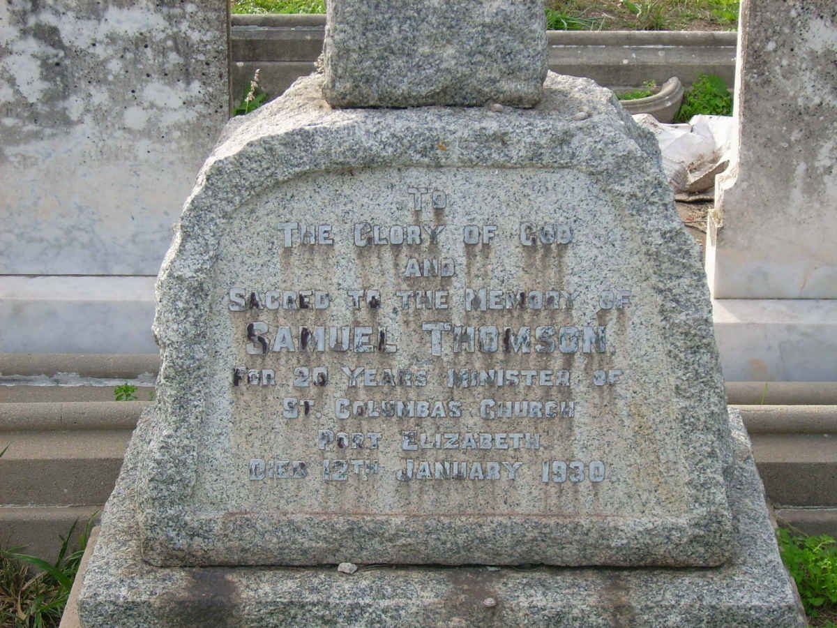 THOMSON Samuel 
