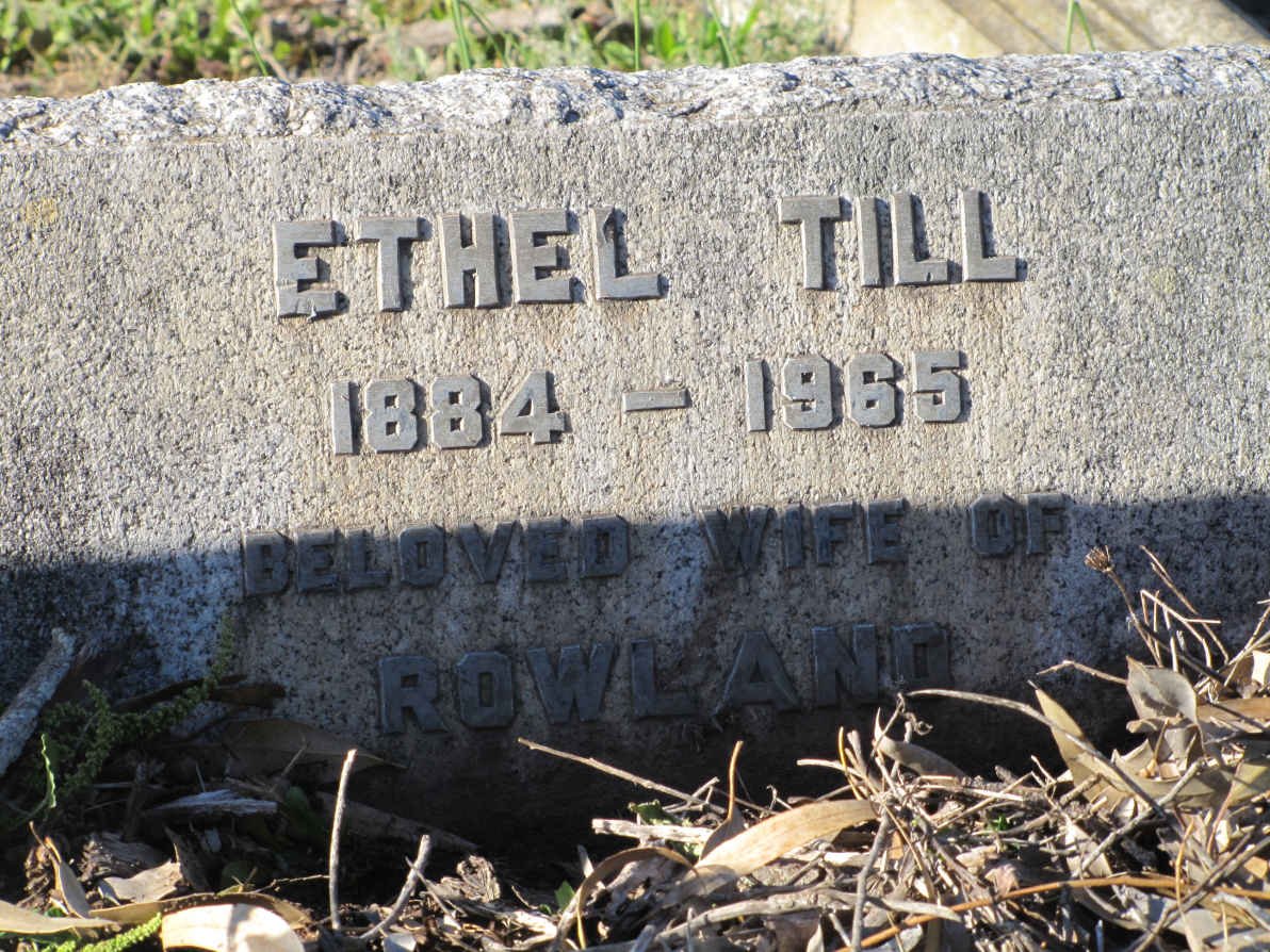 TILL Ethel 1884-1965