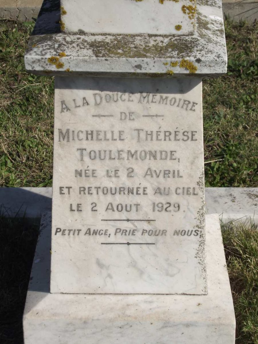 TOULEMONDE Michelle Theresa -1929