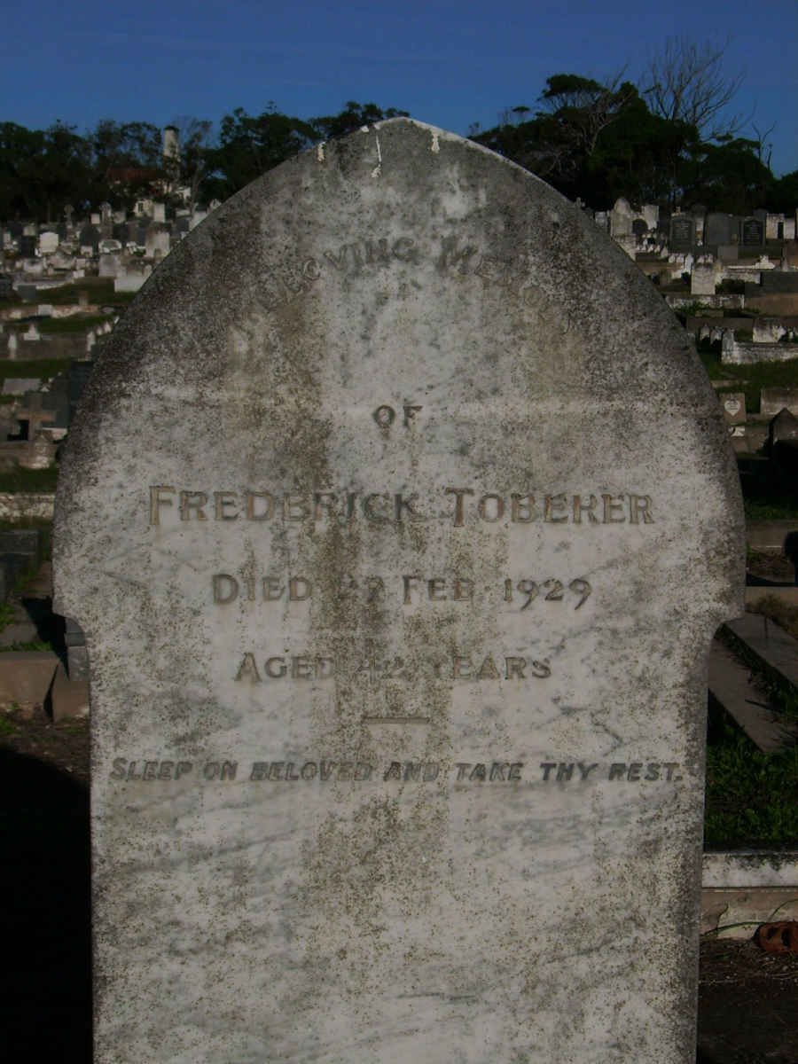 TOBERER Frederick -1929 