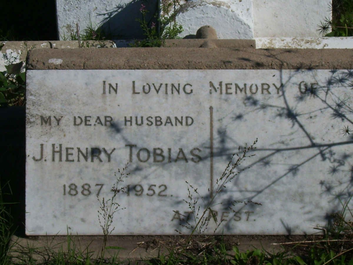 TOBIAS J.Henry 1887-1952