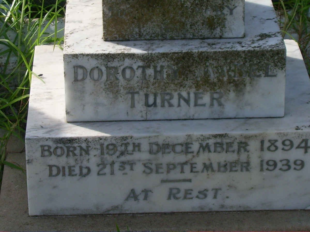 TURNER Dorothy Mabel 1894-1939