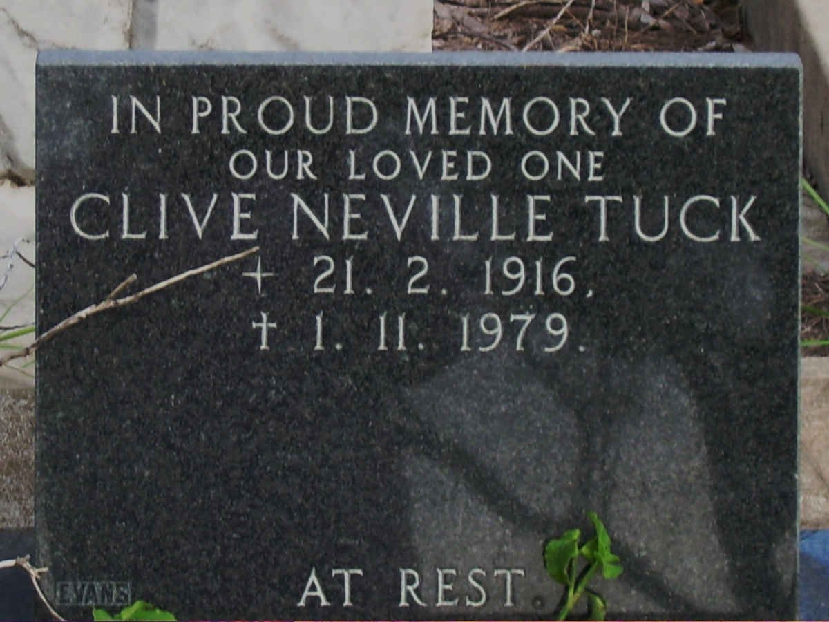 TUCK Clive Neville 1916-1979