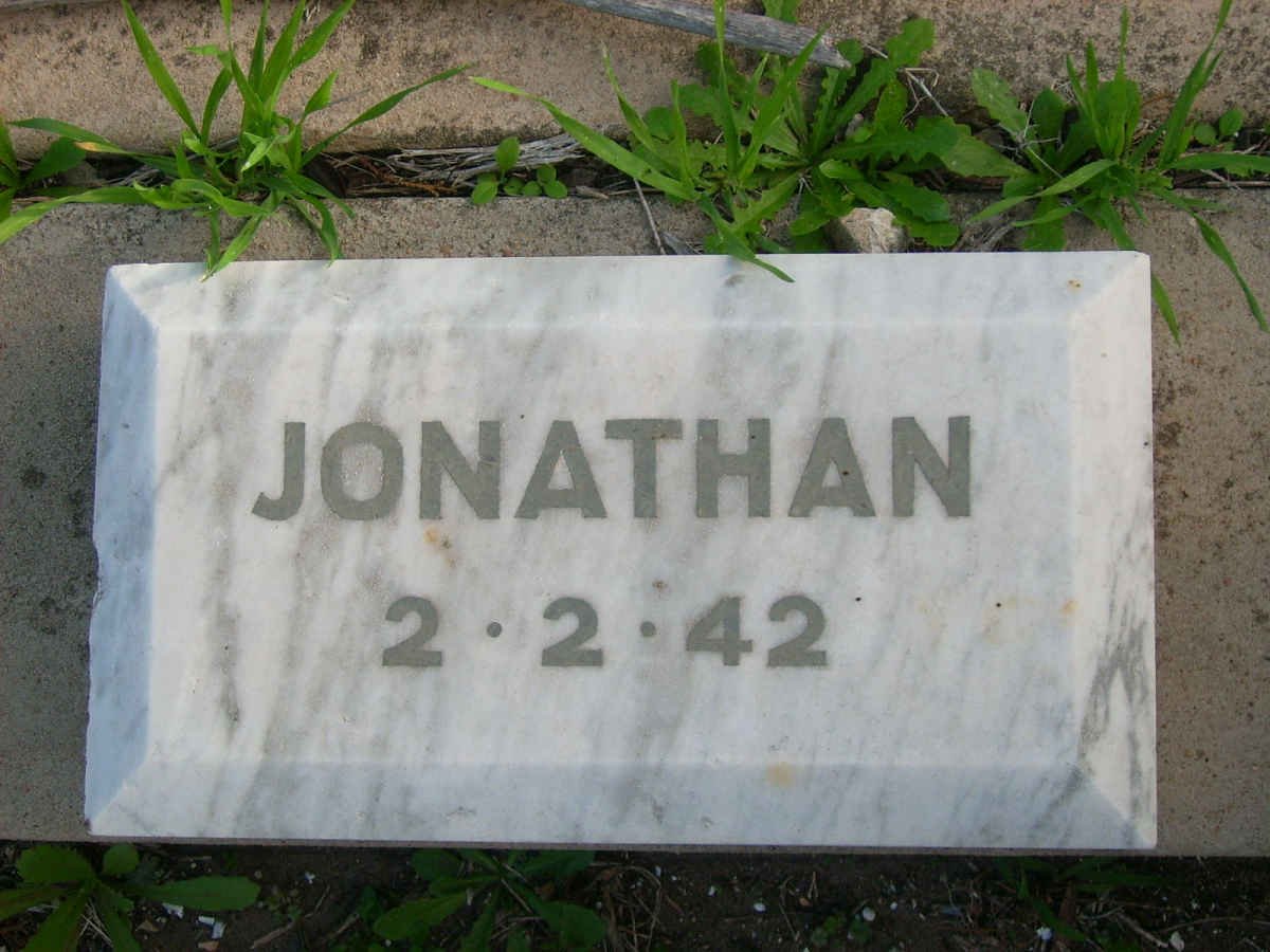 ? Jonathan -1942