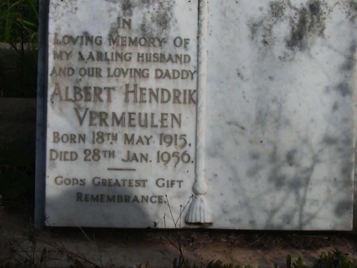 VERMEULEN Albert Hendrik 1915-1956