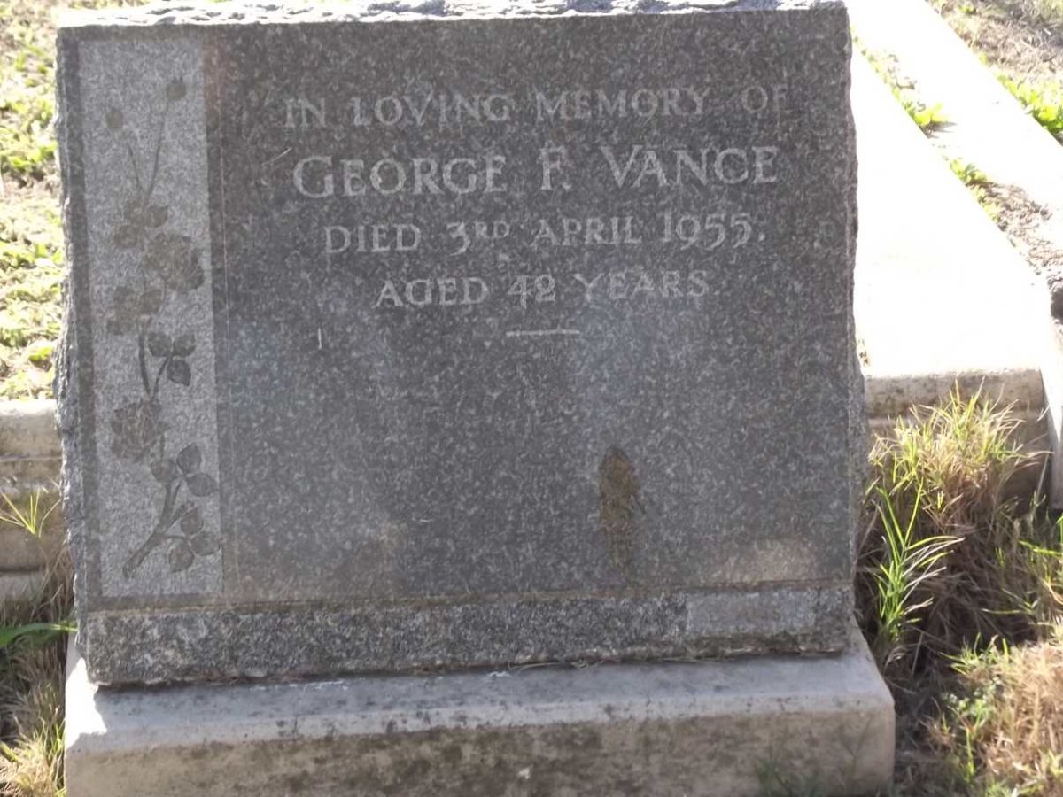 VANCE George F. -1955