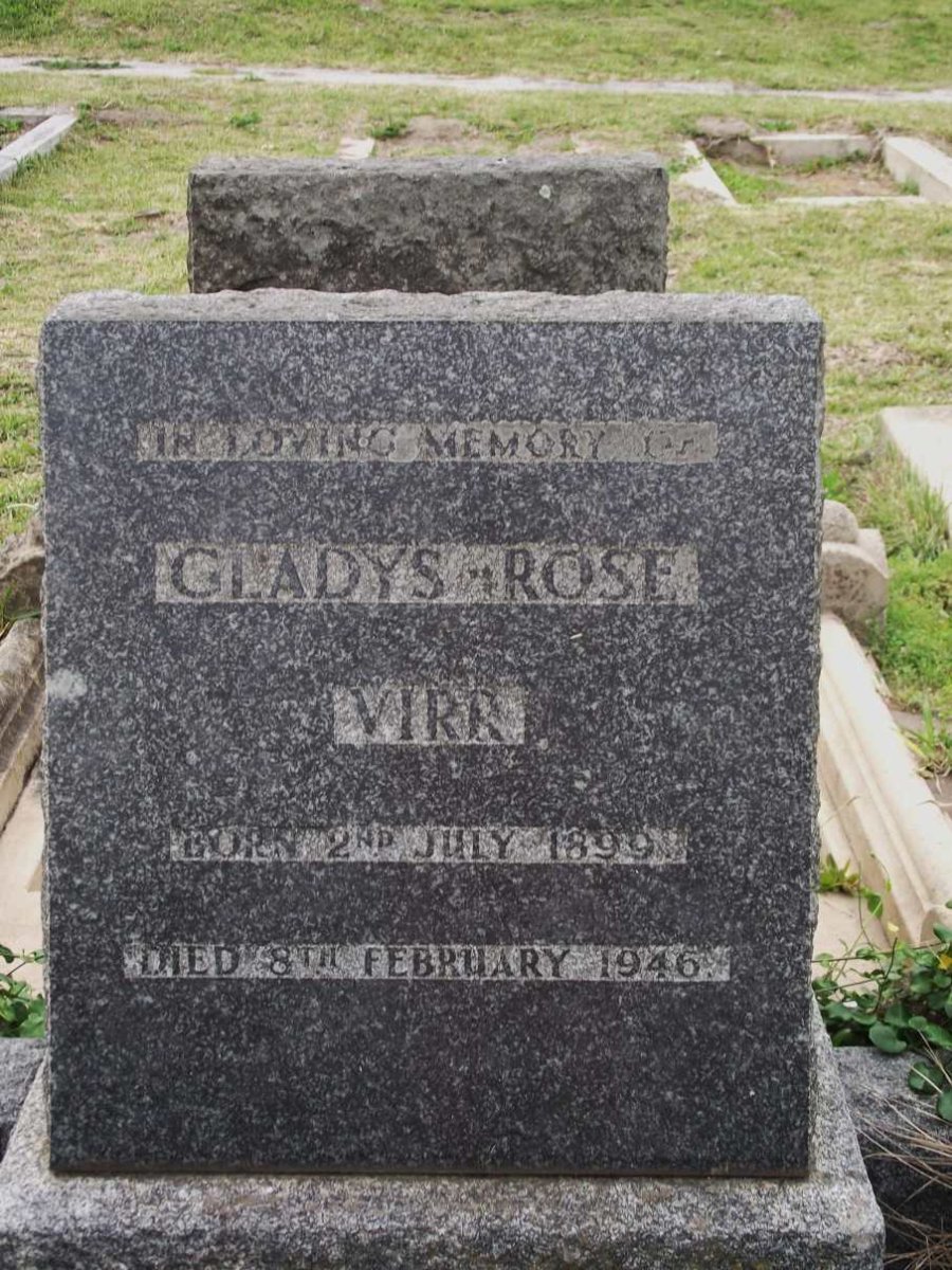 VIRR Gladys Rose 1899-1946