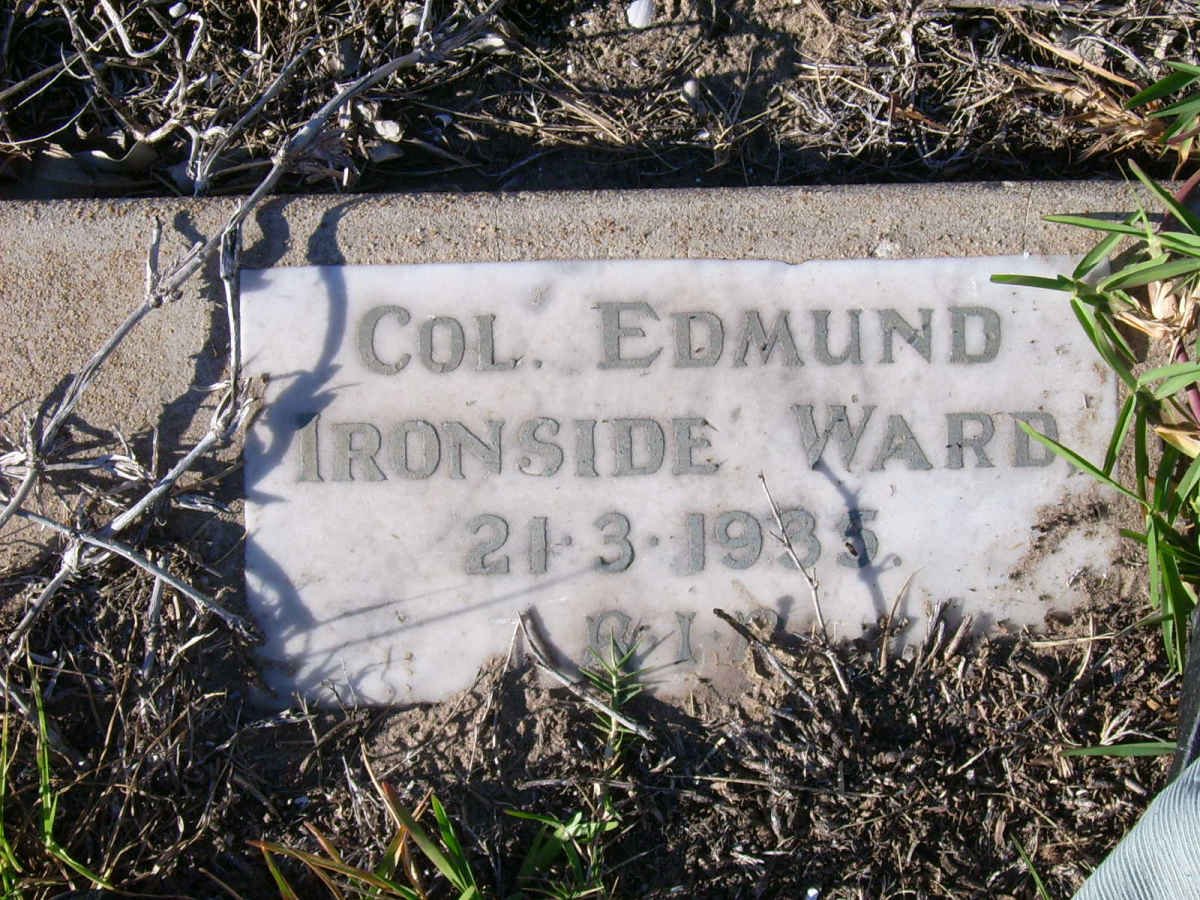 WARD Edmund Ironside 1935 