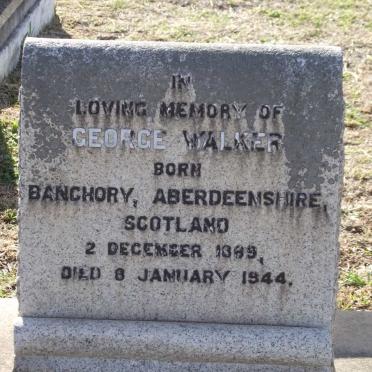 WALKER George 1889- 1944