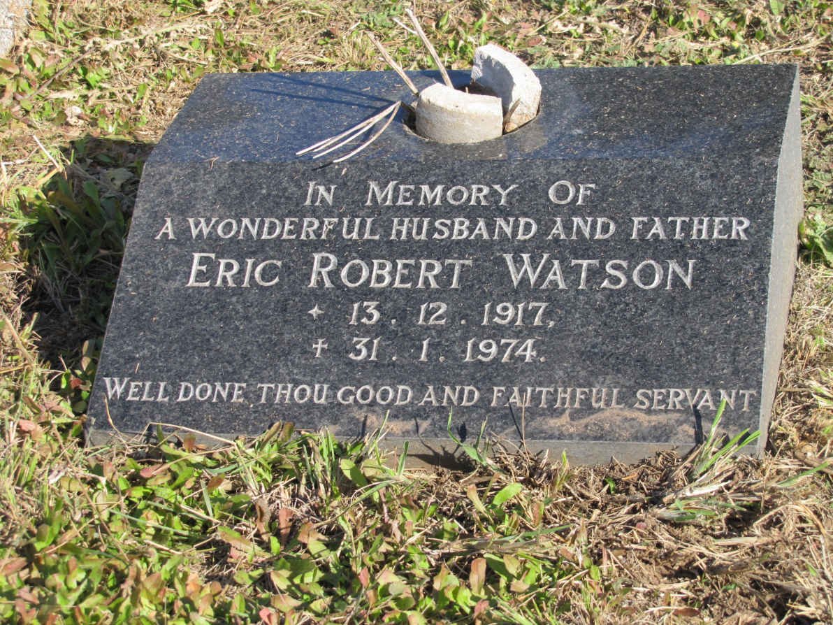 WATSON Eric Robert 1917-1974