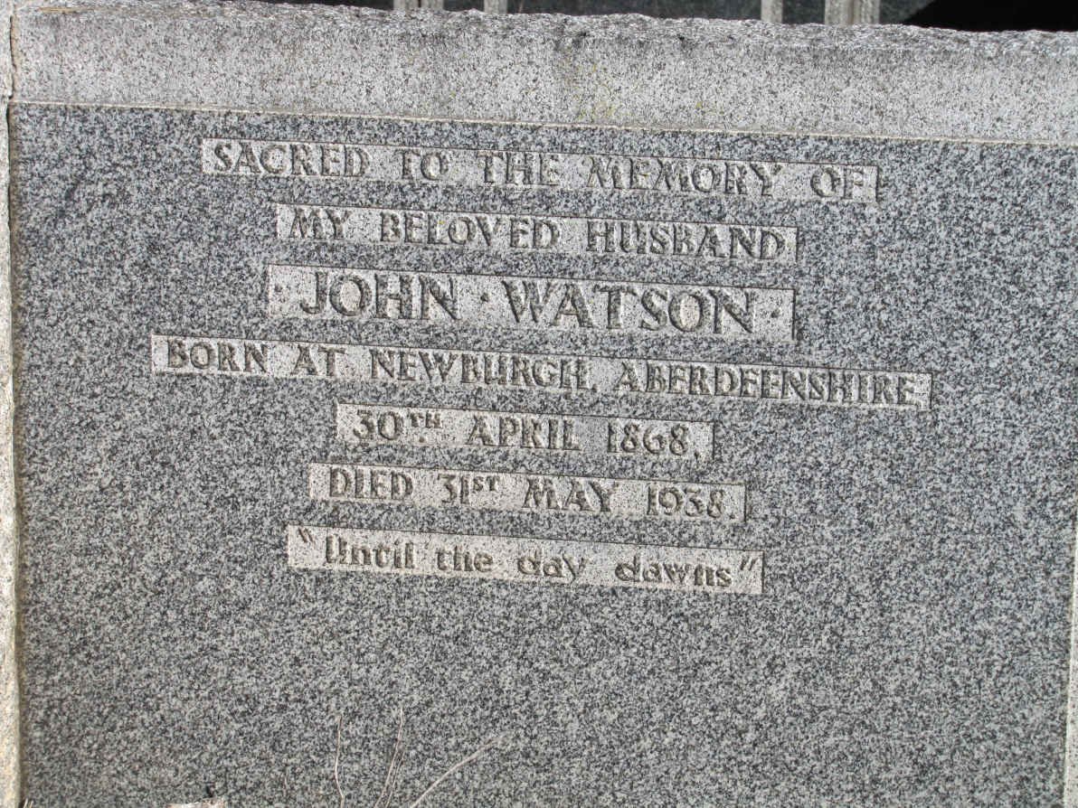 WATSON John 1868-1938