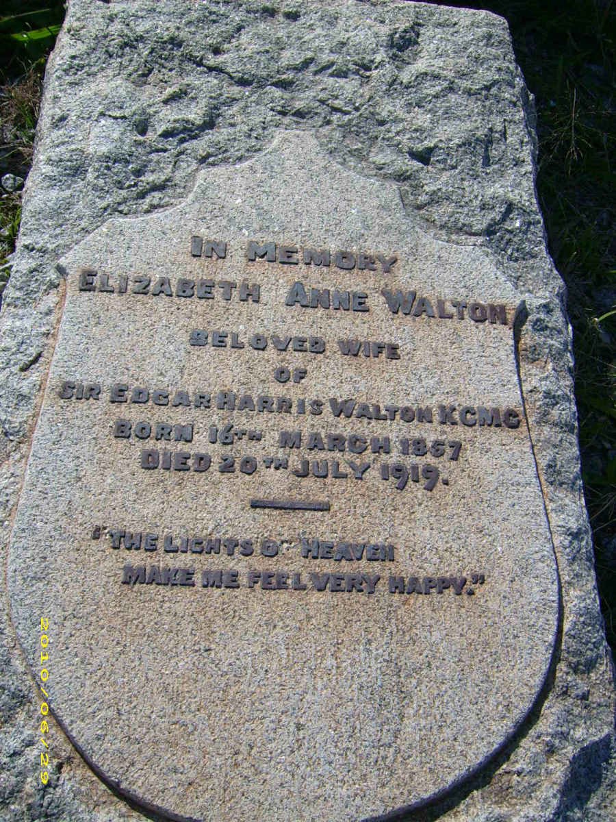 WALTON Elizabeth Anne 1857-1919