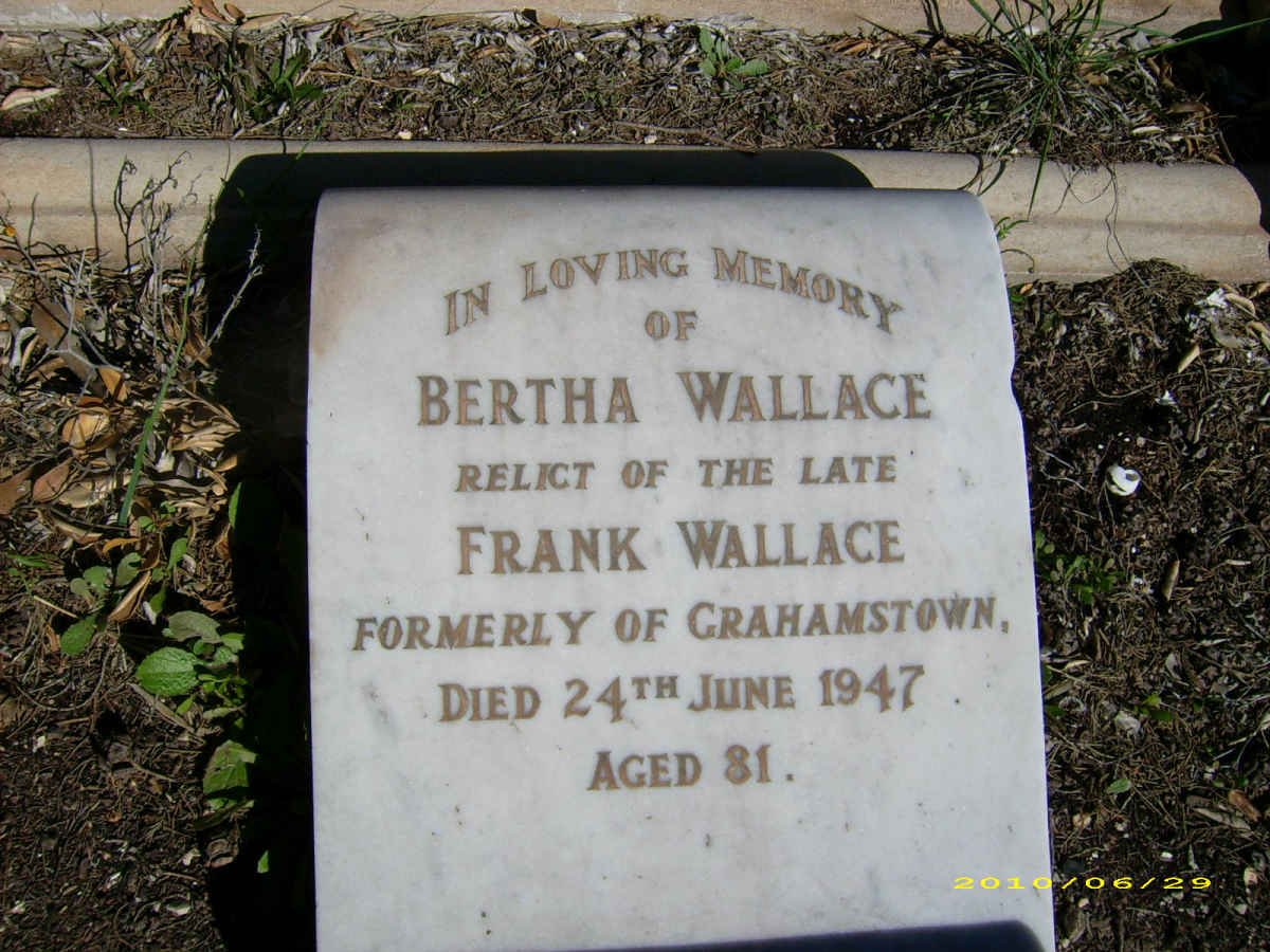 WALLACE Bertha -1947