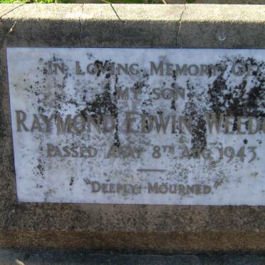 WEEDON Raymond Edwin -1943