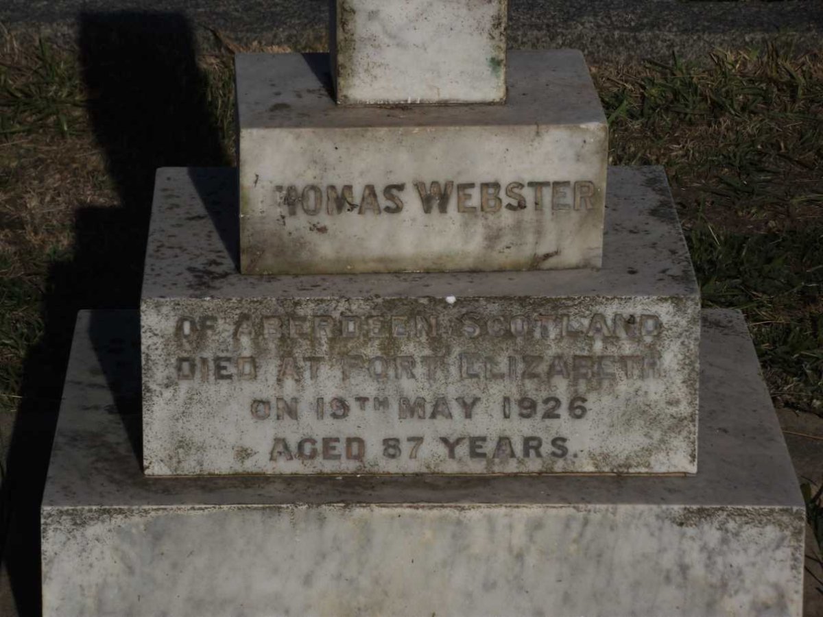WEBSTER Thomas -1926