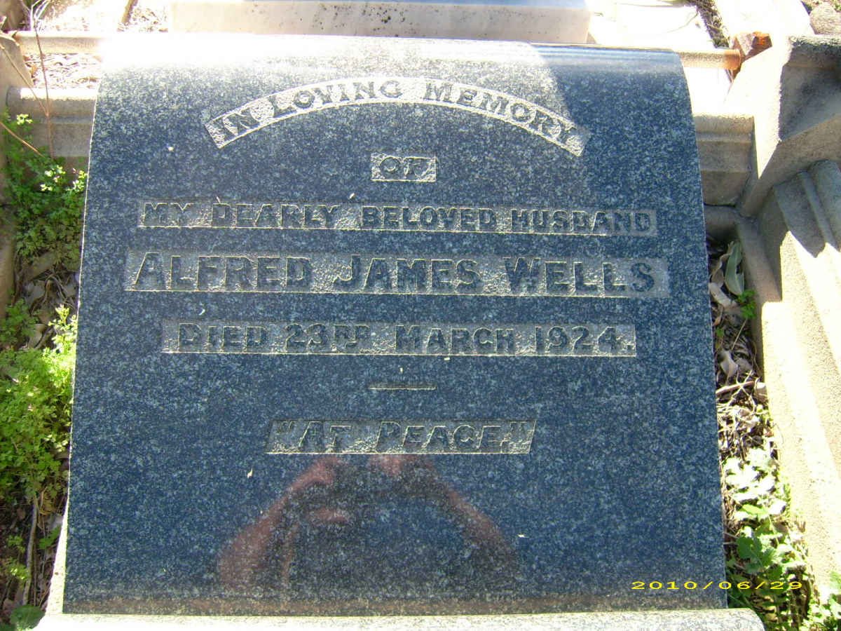 WELLS Alfred James -1924