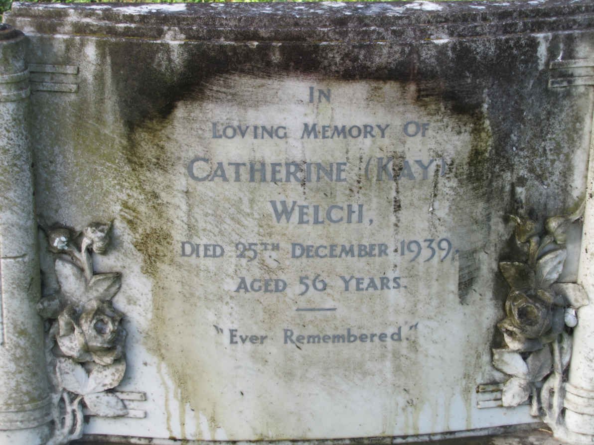WELCH Catherine -1939